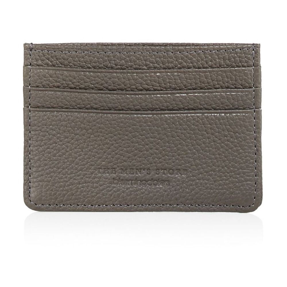 The Men's Store Mens Leblon Leather Coin Card Case Wallet, NWT
